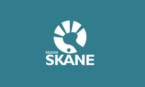 bild på Region Skånes logga, som är arrangör av seminarie om unga och nikotin
